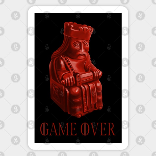 Game over Sticker by T-art